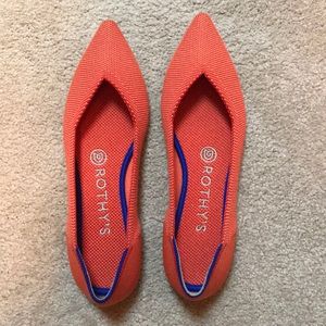 Rothy’s Flame Persimmon Shoe